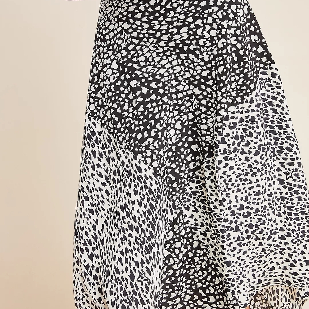 Anthropologie Monochrome Asymmetrical Skirt - Picture 4 of 9